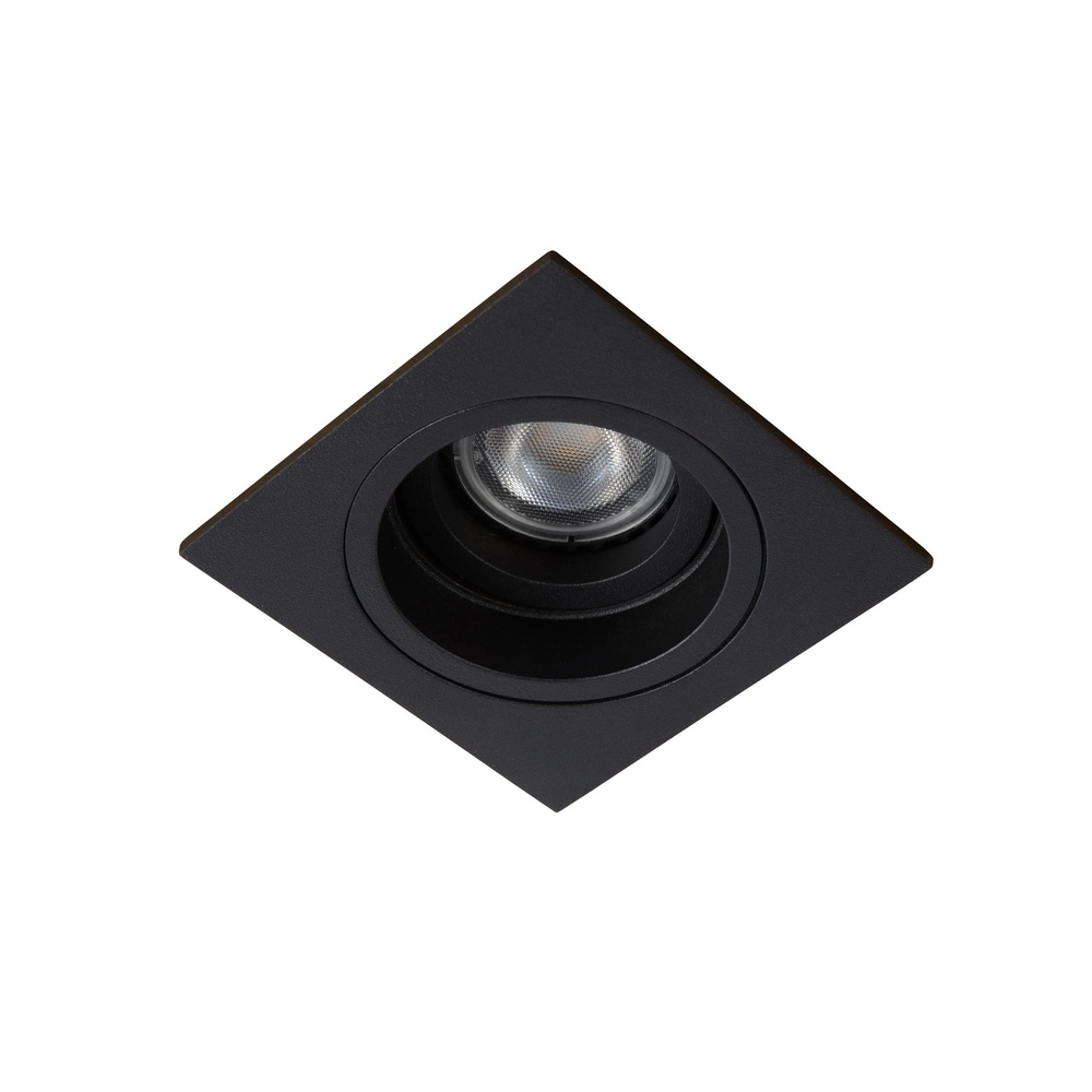 Square recessed spotlight Embed Black