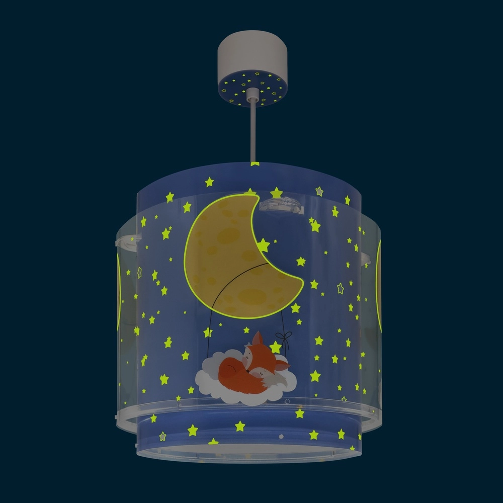 Children's room pendant lamp Moon Dreams blue Dalber 8420406003085