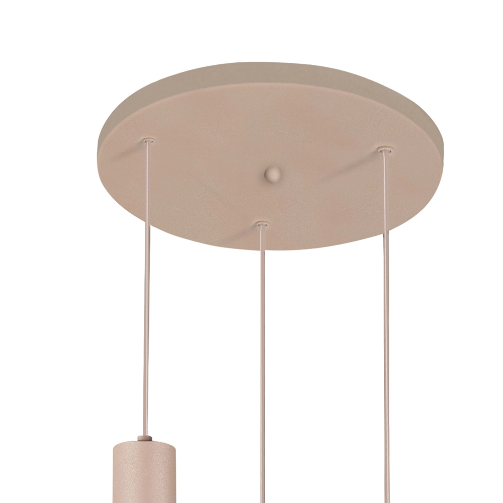 3-light pendant lamp Marrone sand brown Highlight 8718379051357