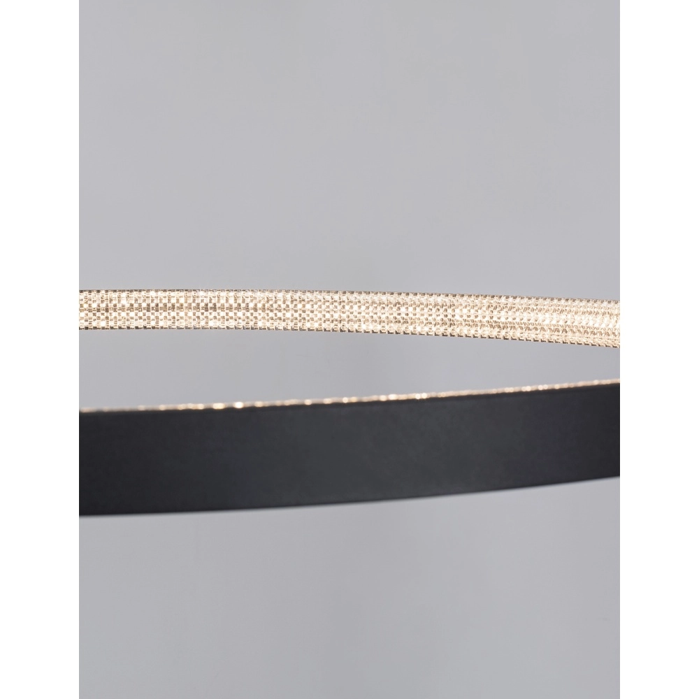 Pendant lamp Preston black Ø 110cm Lyora 5212017429193