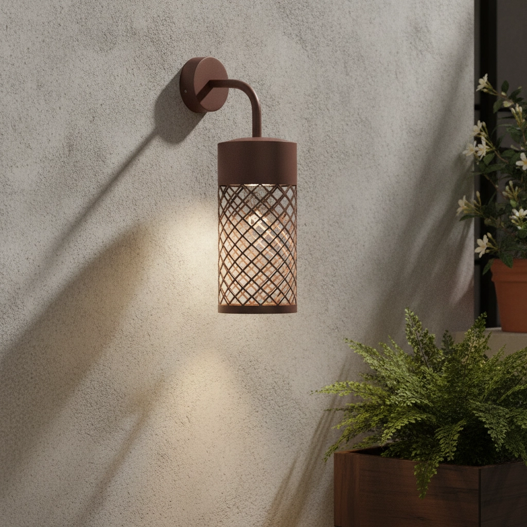 Wall lamp Motley Rusty brown