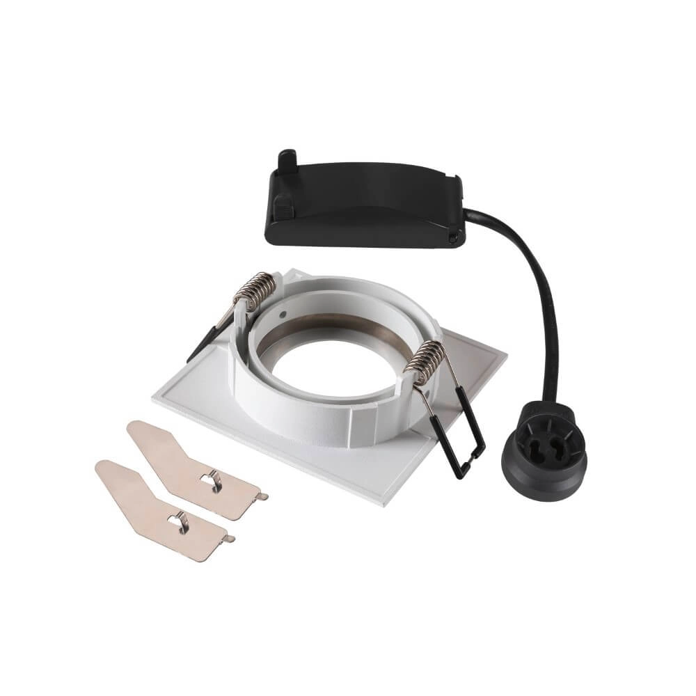 Recessed spotlight New Tria 68 square - white - GU10 SLV 4024163276184
