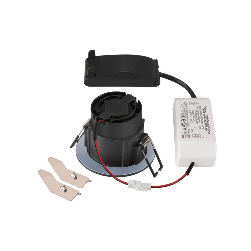 Round led spot New Tria 68 black - 2700K - 460lm - 38g SLV 4024163278591