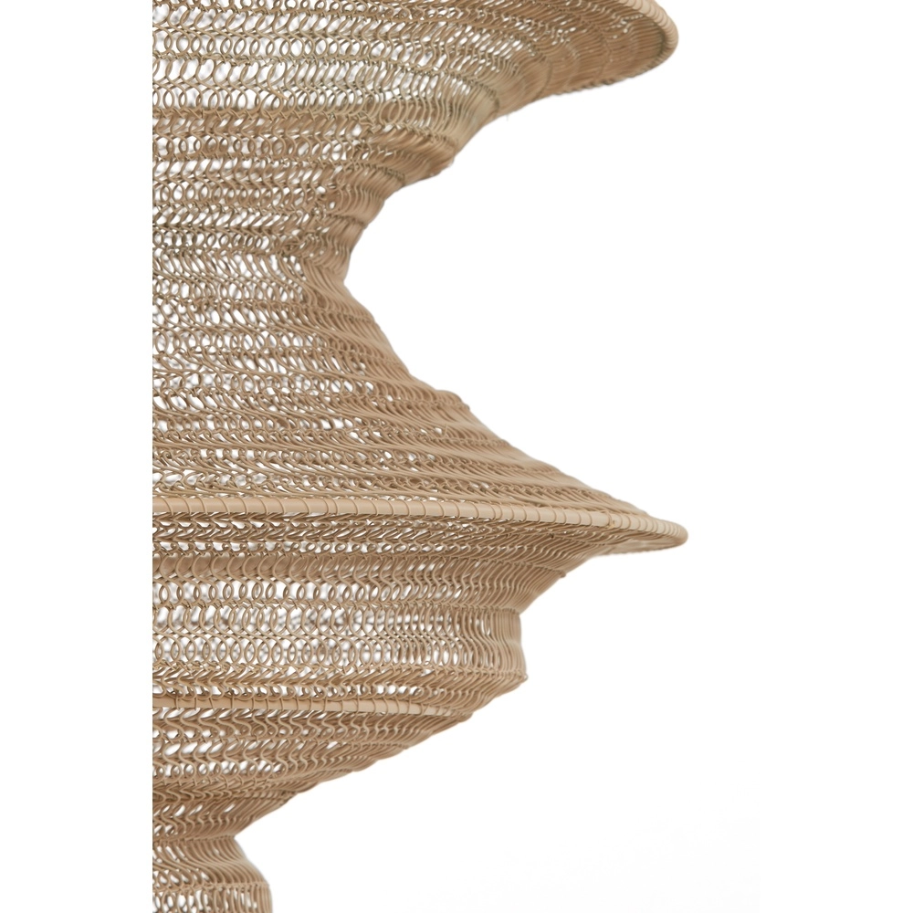 Metal net pendant lamp Nakisha Ø 40cm - sand Light & Living 8717807695033