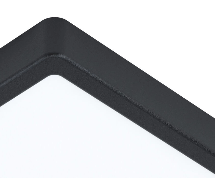 Square ceiling lamp Fueva 5 28.5cm - 4000K black Eglo 9002759992576