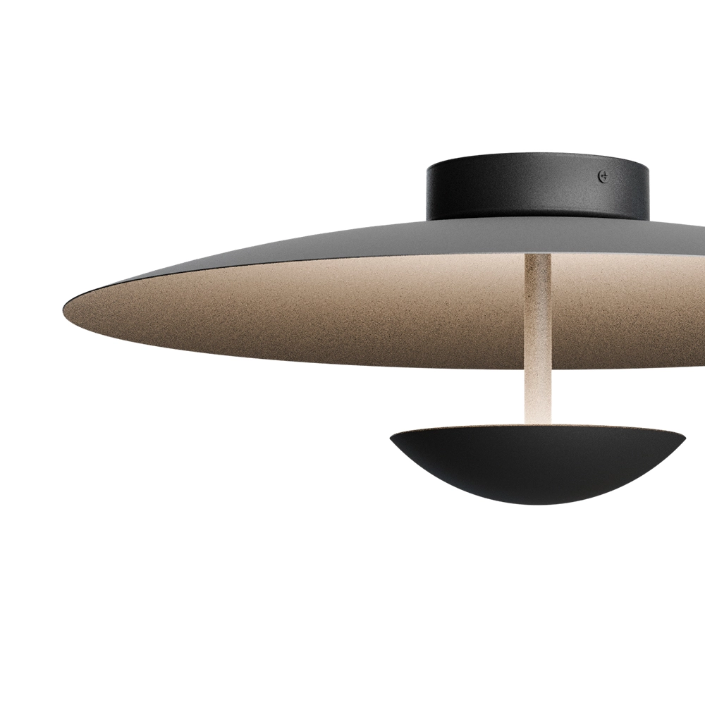 Ceiling lamp 16cm Scala Ø 45cm black Masterlight 8718121397412
