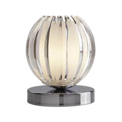 Table lamp Claw 14cm chrome with clear glass Searchlight 5053423025049