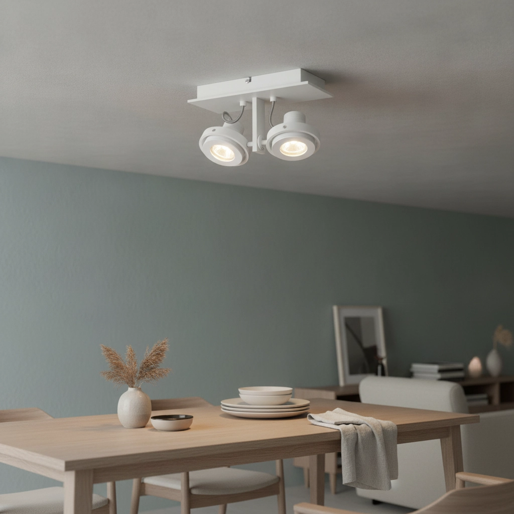 White surface mounted spot Meist 2 lights