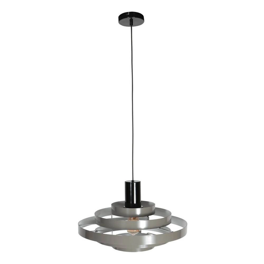 Design pendant lamp Halo Cirque grey Ø 50cm Steinhauer 8712746178319