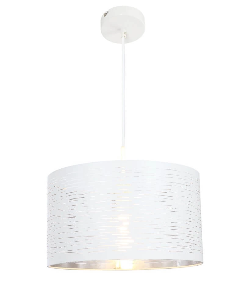 White hanging lamp Barca Ø 38 cm