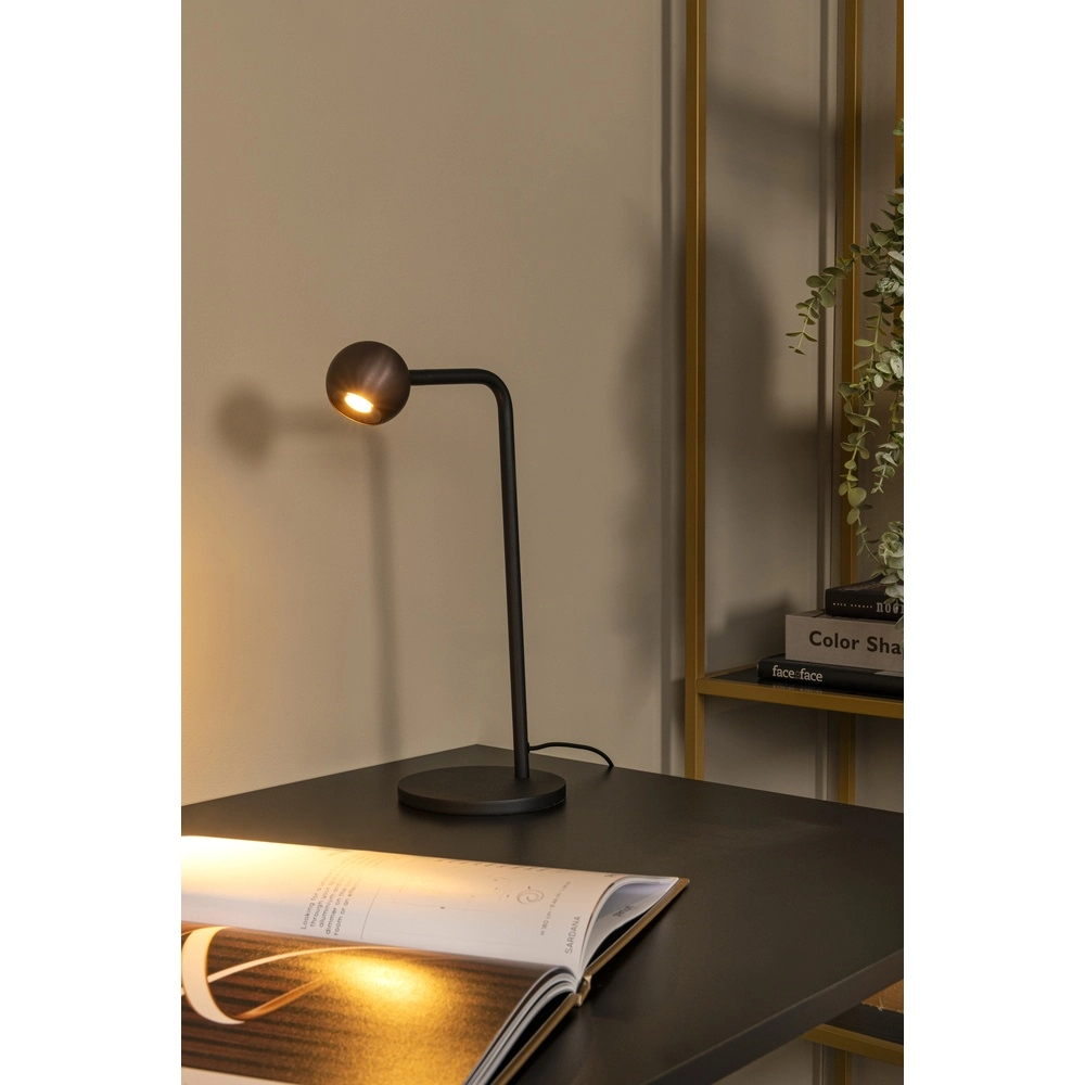 Design table lamp Montana coffee brown Premium by Lucide 5411212680198