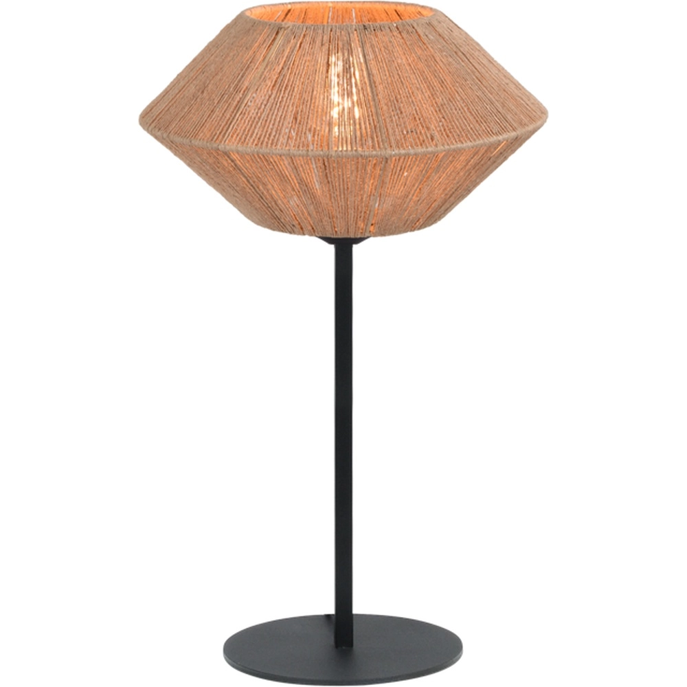 Table lamp Bicono with rope cap Ø 35cm