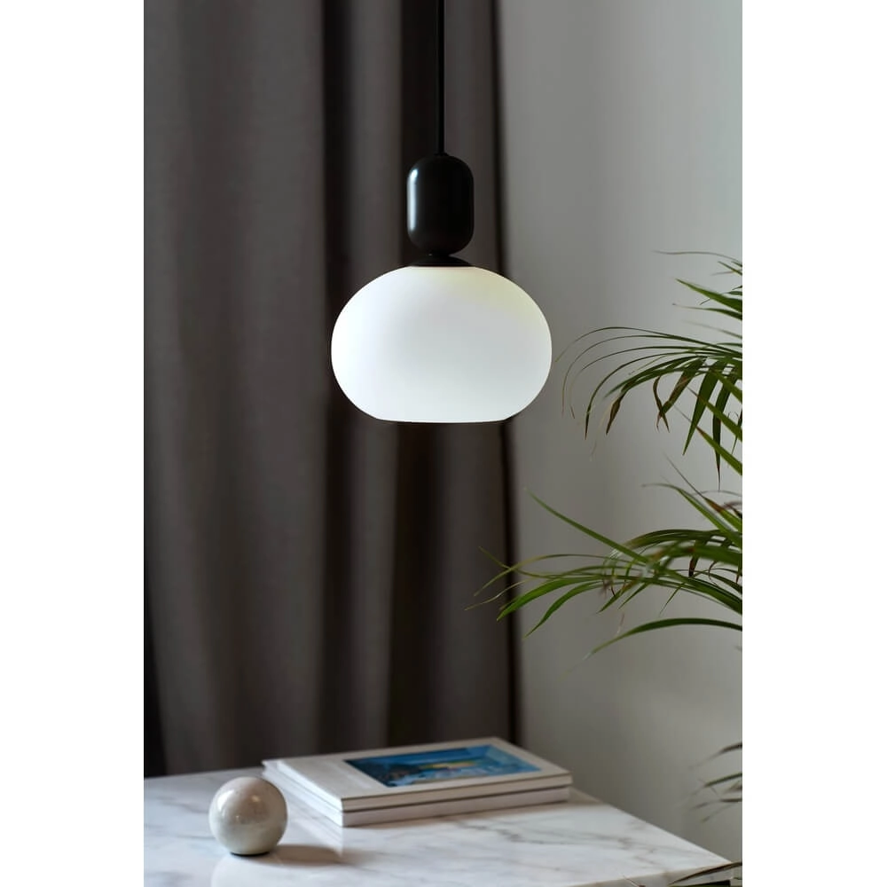 Pendant lamp Notti black and white Nordlux 5704924001789