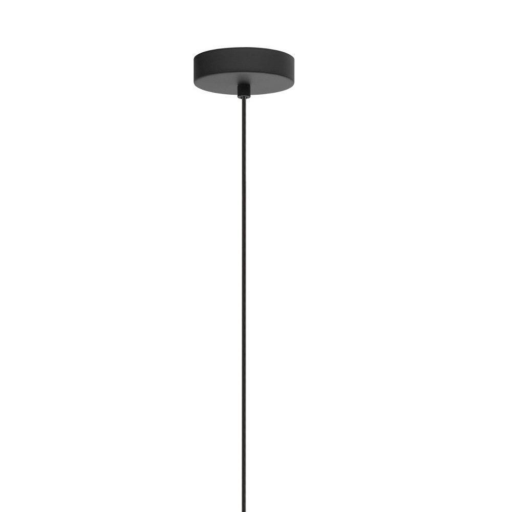 Design pendant lamp Roccaforte Ø 17cm black with gold Eglo 9002759333454
