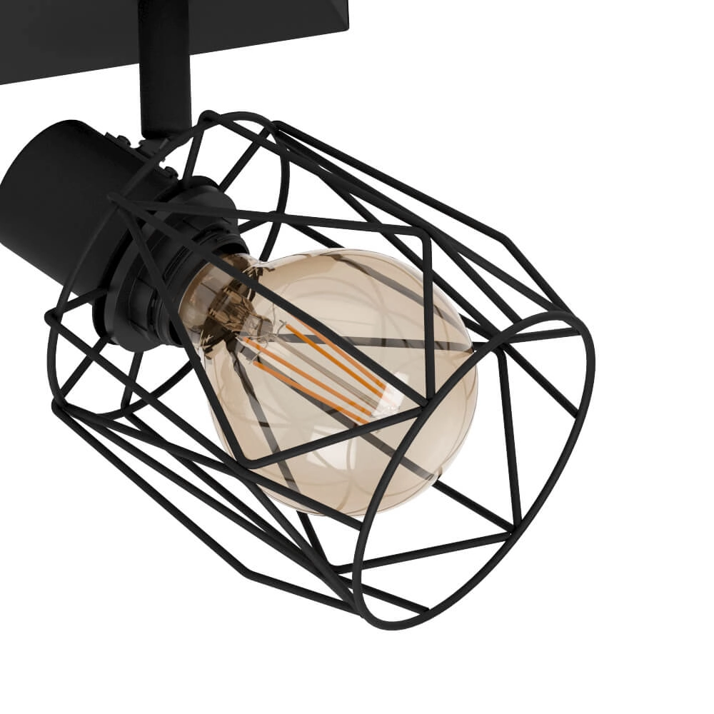 2-light ceiling lamp Tossino black Stars of Light 9008606221080