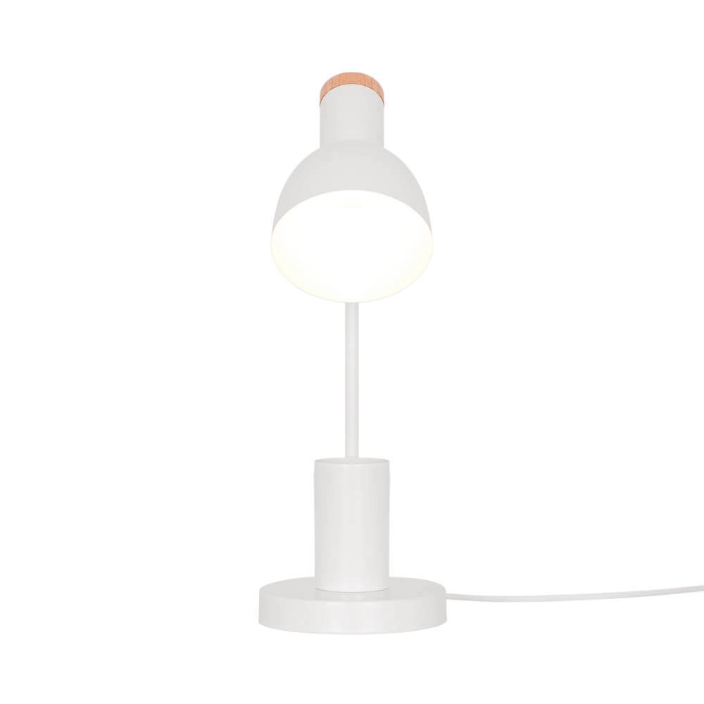 White desk lamp Devone with pen holder Nordlux 5704924024542