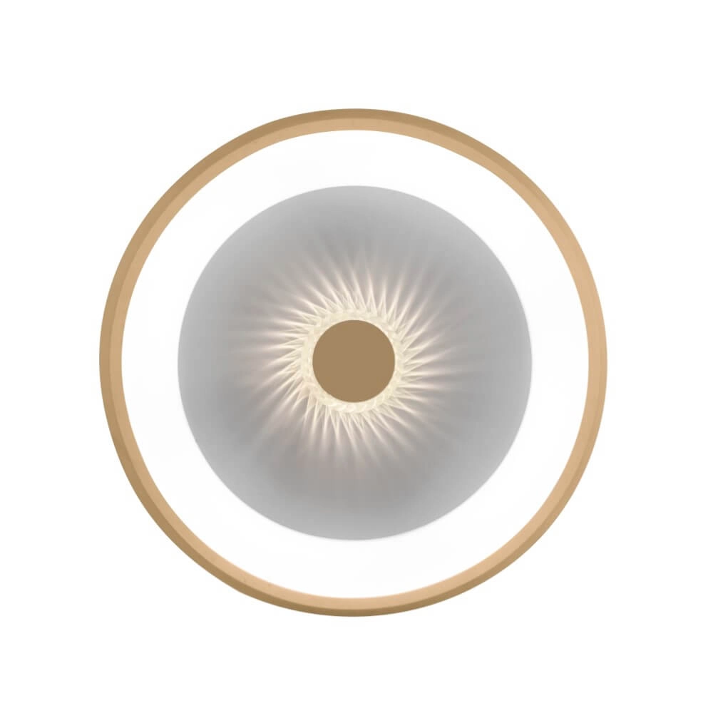 Round ceiling lamp Vertigo brass Ø 46.5cm Just Light 4043689994716