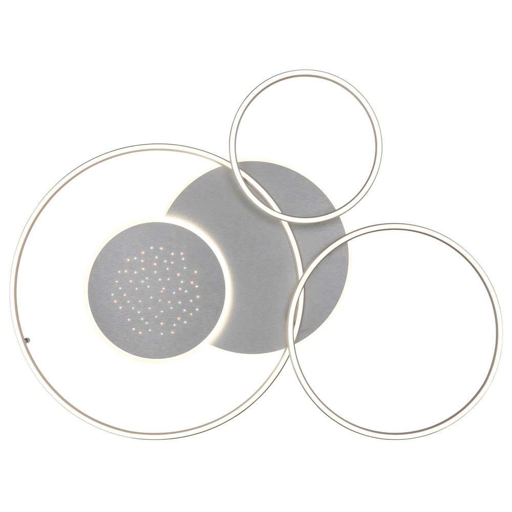 Silver Grey Ceiling Lamp Johnson Modern Globo 9007371580552