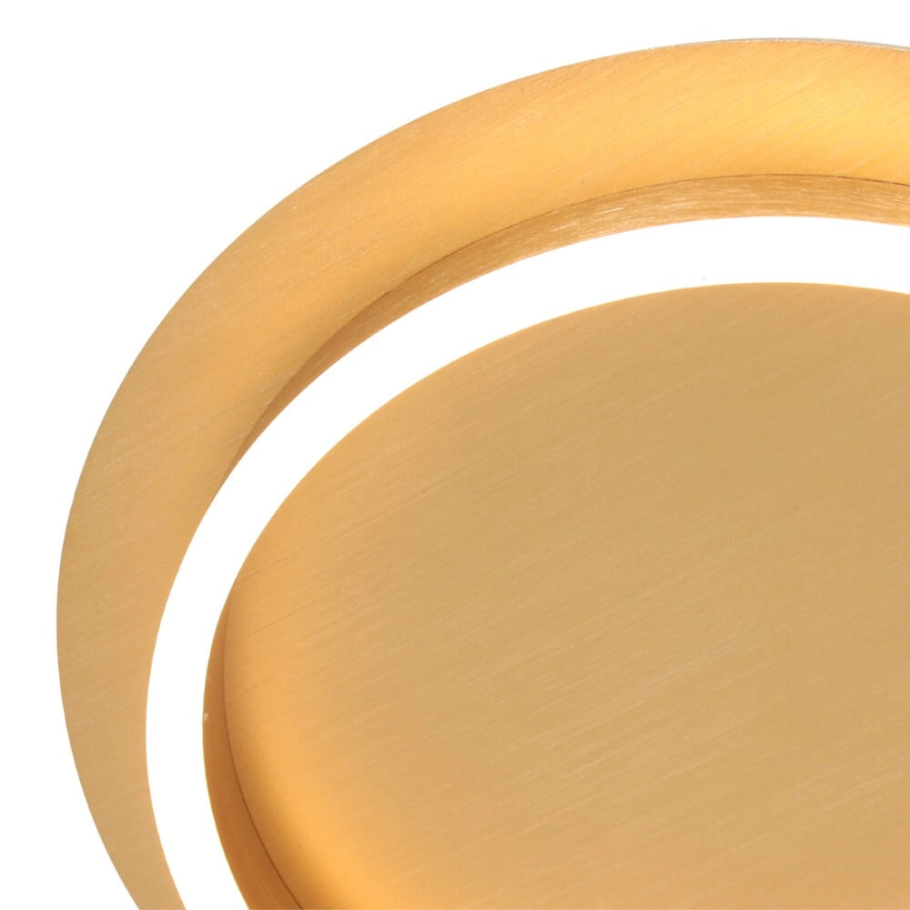Modern LED ceiling light Ringlux gold - Ø 32cm Steinhauer 8712746170580
