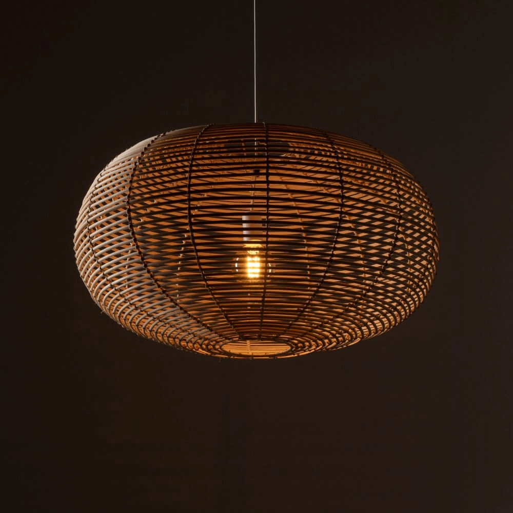 Natural pendant lamp Rattan L Ø 70cm Lyora 5903139111553