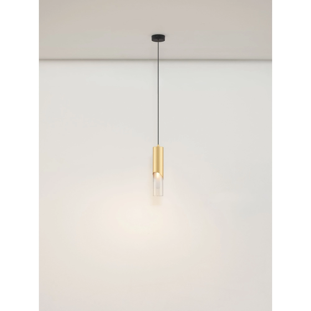 Design pendant lamp Modesto Ø 8cm gold Lyora 5212063501430