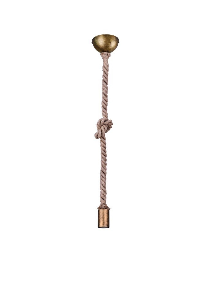 Pendant lamp Cord pendulum bronze Trio 4017807408607