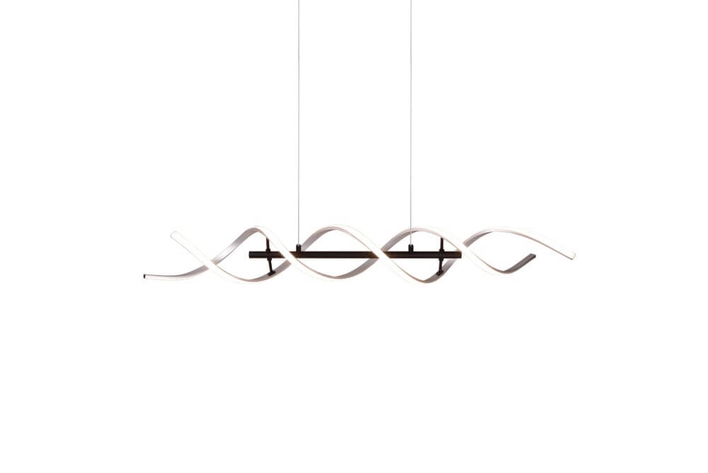 Design LED hanging lamp Sequence brushed metal Trio 4017807540710