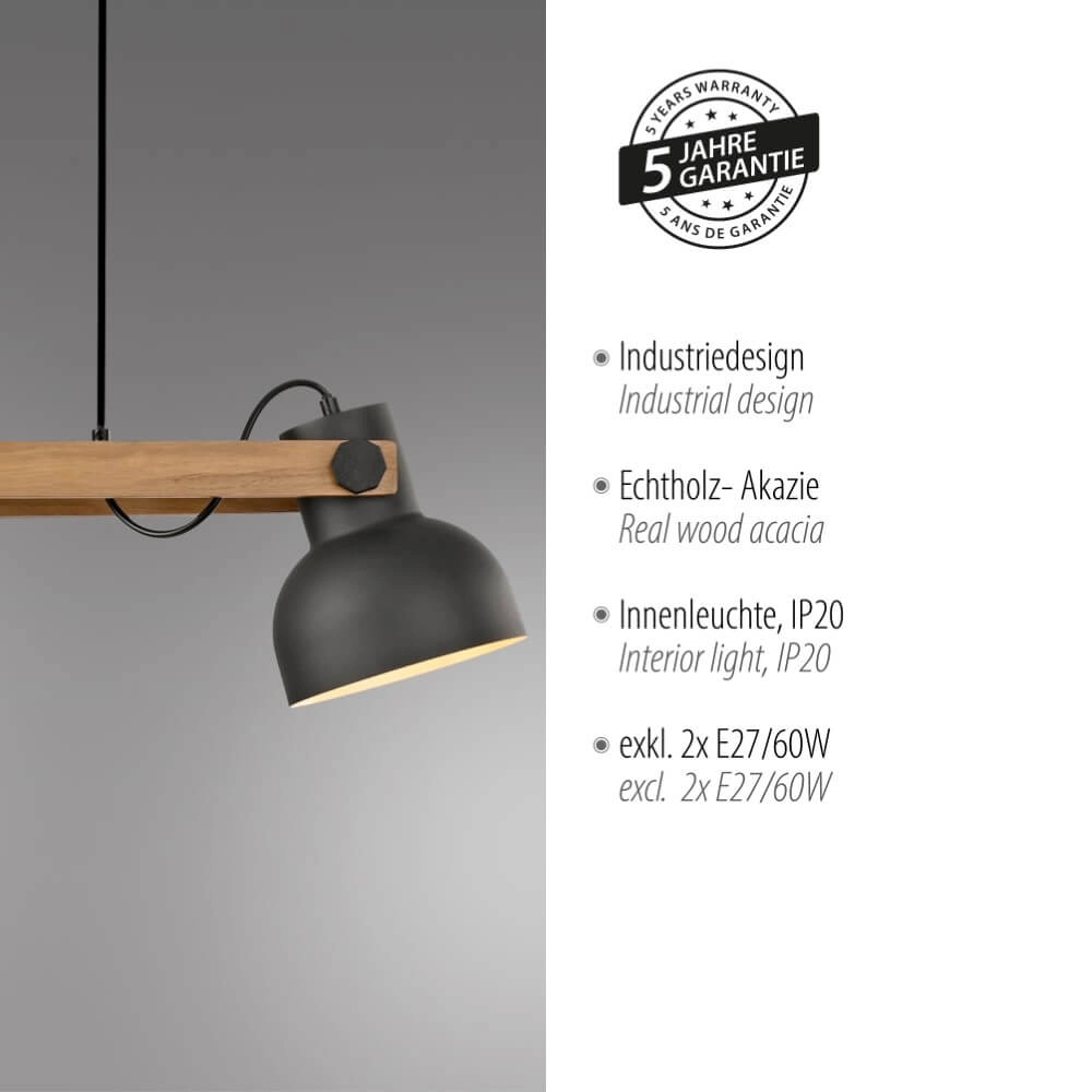 Pendant lamp Cup 2.0 2-light Just Light 4043689000660