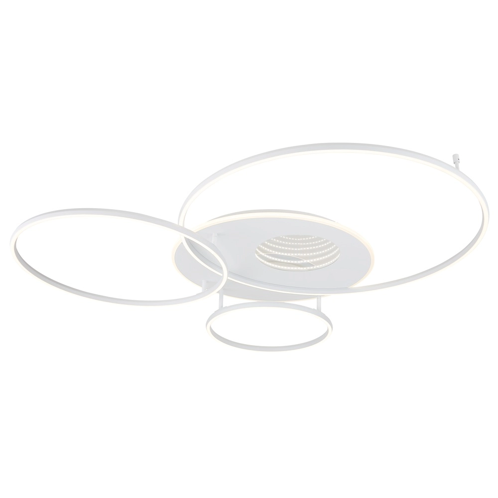Modern ceiling lamp Invertina white 126cm