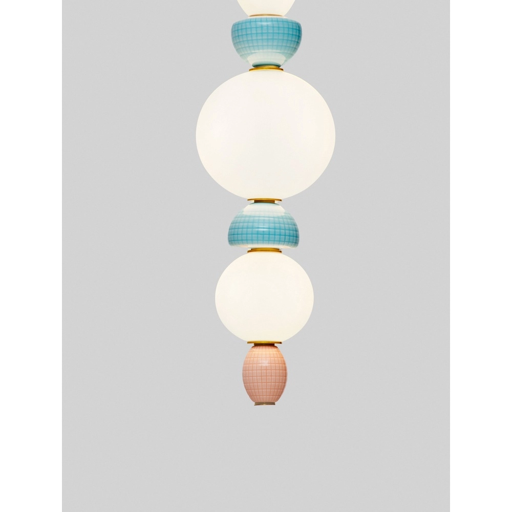 Pendant lamp Obrie L colored ceramic