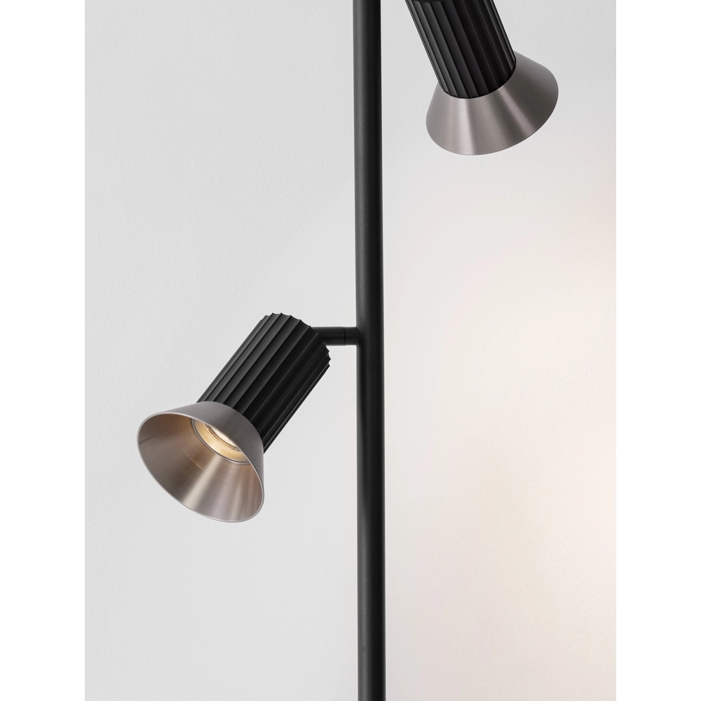 Design floor lamp Luvia black with bronze Lyora 5212017475626