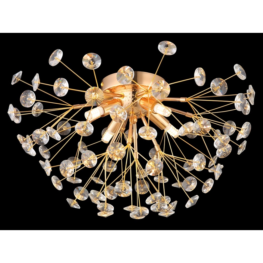 Ceiling lamp Katrina gold Ø 45cm Globo 9007371481316