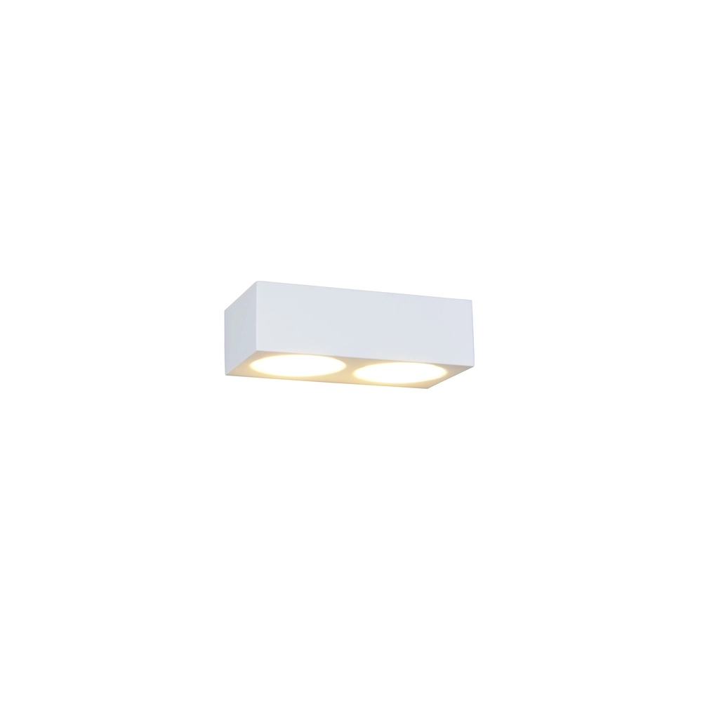 Design wall lamp Mattone plaster - white Trio 4017807692396