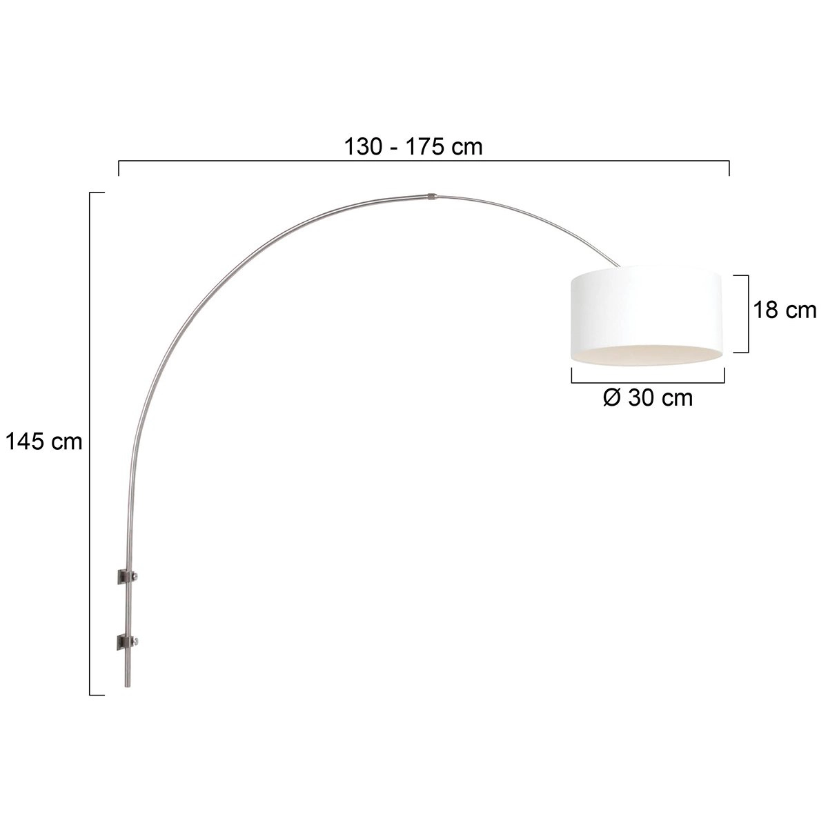 Arc lamp Sparkled with hood Steinhauer 8712746146141
