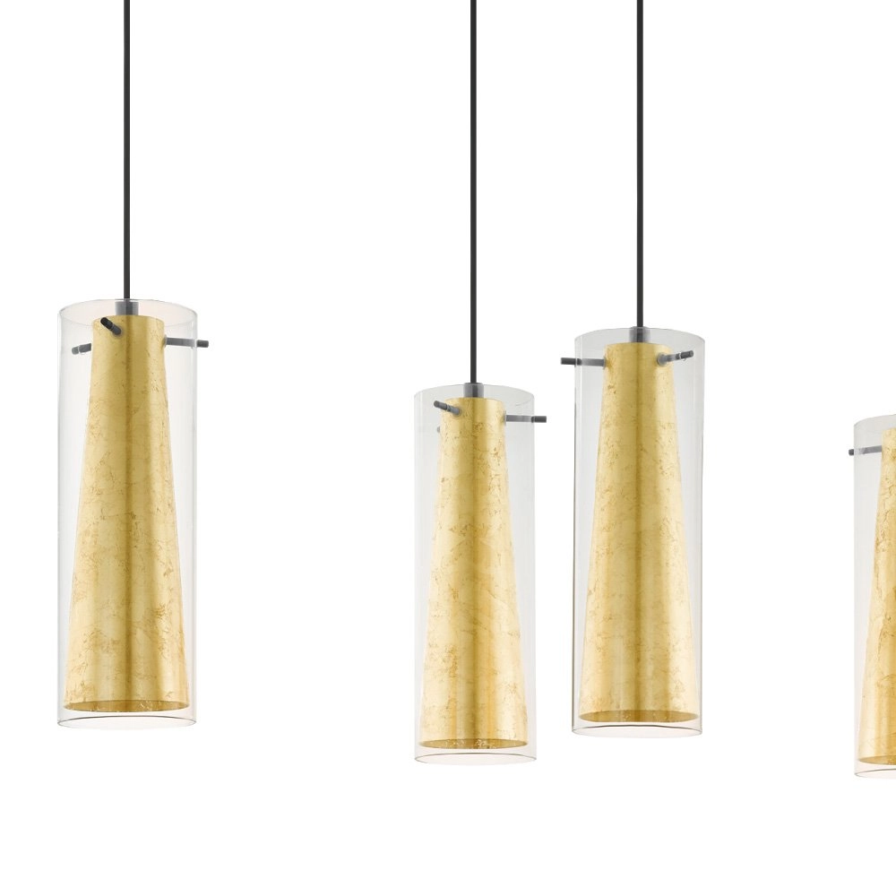 Dining room hanging lamp Pinto Gold Gold Eglo 9002759976538