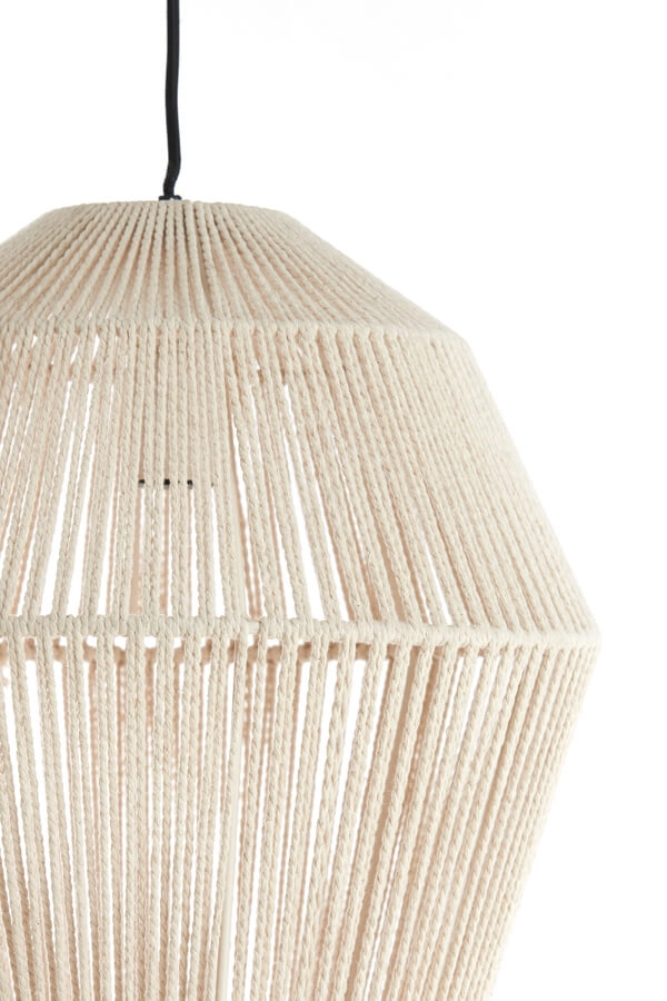 Scandinavian pendant lamp Deya cream Ø38cm Light & Living 8717807744953