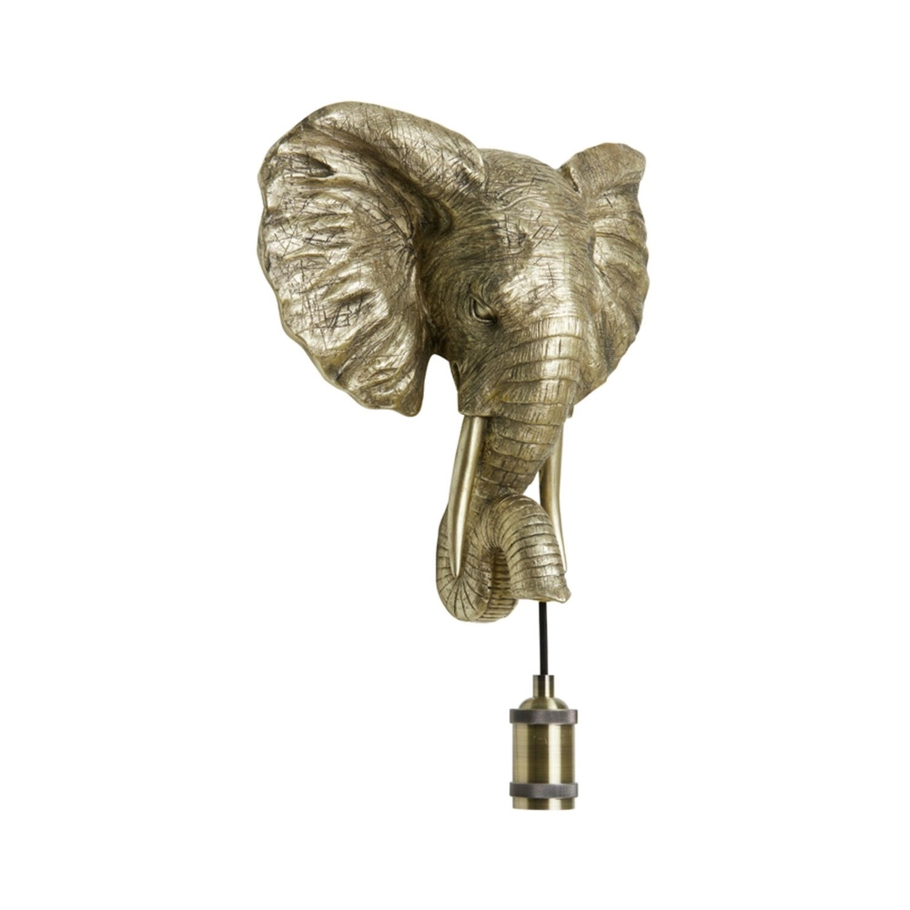 Wall lamp Elephant Gold