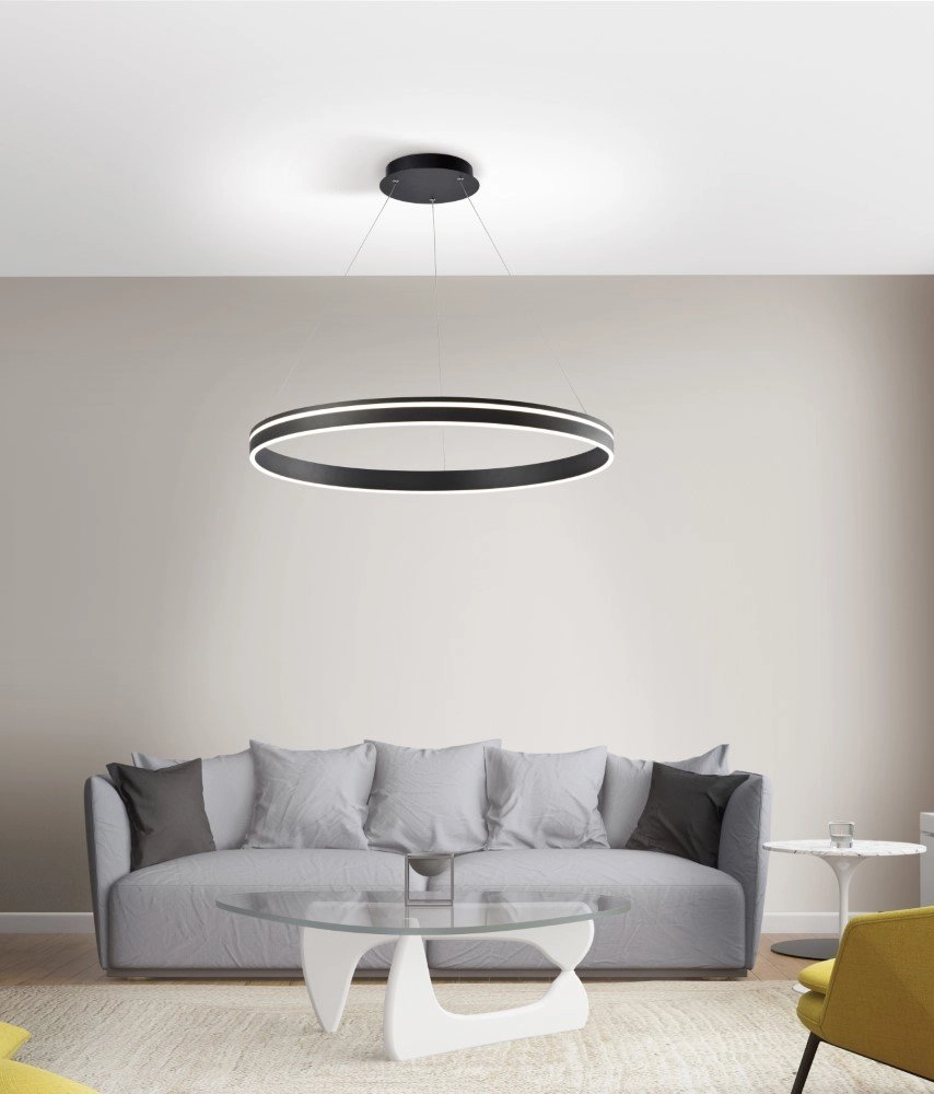 Smart pendant lamp Q-Vito Ø 80cm Paul Neuhaus 4012248336045