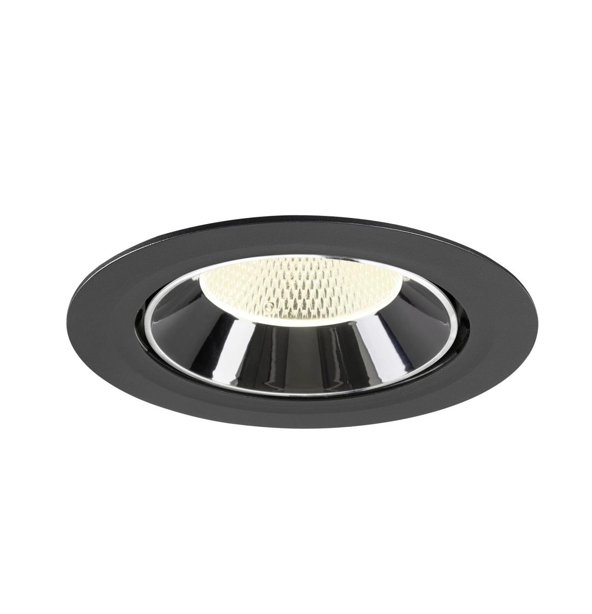 Recessed spotlight Numinos Gimble XL black/chrome 4000K - 20deg SLV 4024163308526