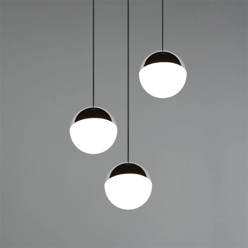 3-light pendant lamp Senta round chrome Trio 4017807685824