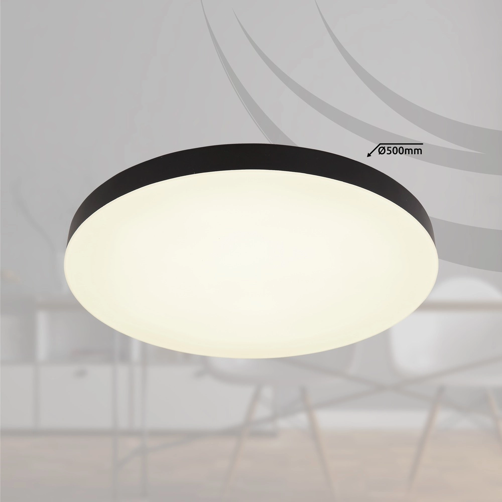 Ceiling light Matthew design black Ø 50cm Globo 9007371453214