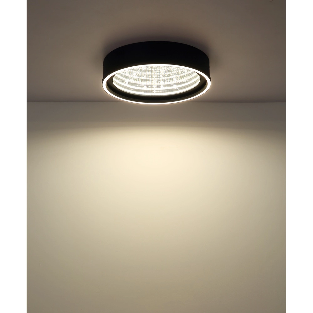 Ceiling lamp Mirrora black Ø 40cm Globo 9007371578849