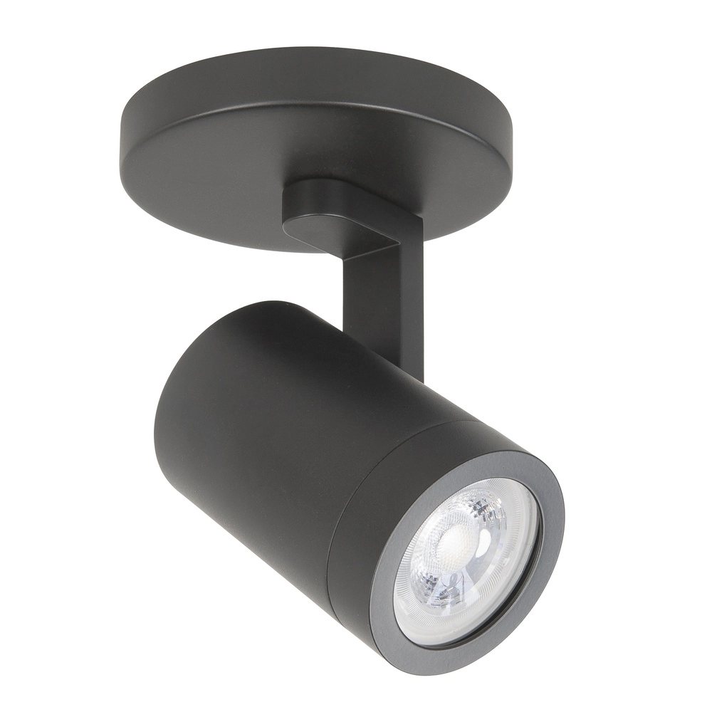 Surface-mounted spot Halo Spot black single