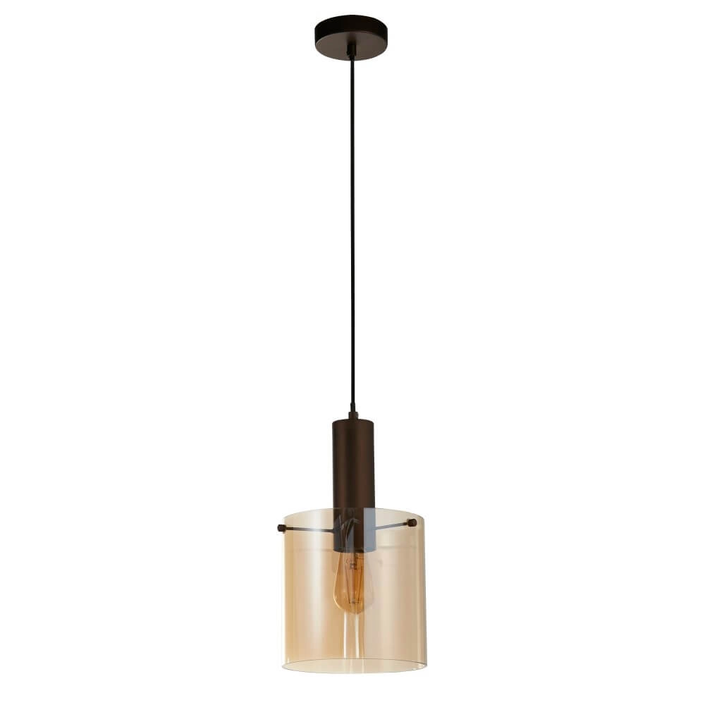 Brown pendant lamp Sweden 1-light