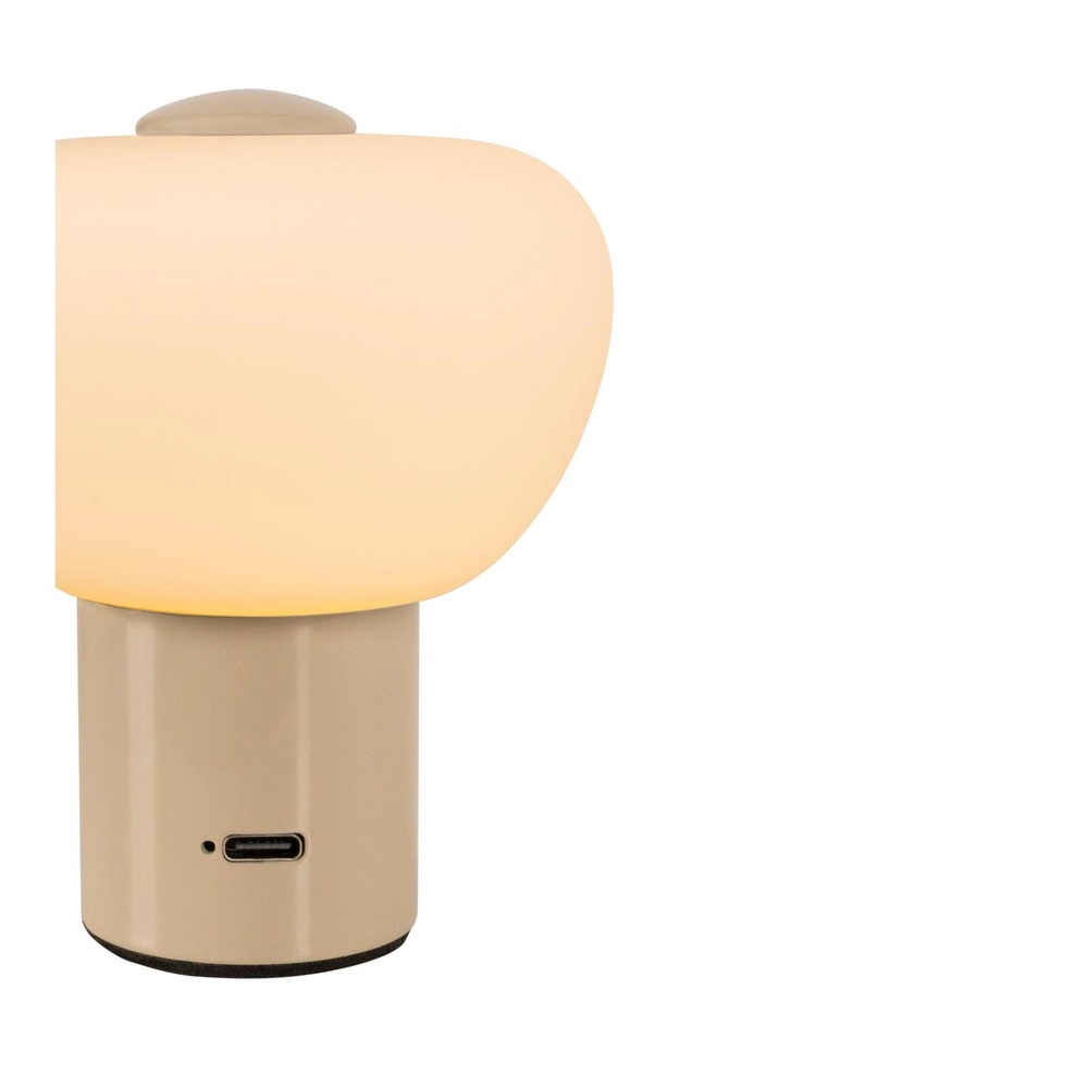 Table lamp rechargeable Gustav sand brown Lucide 5411212442086