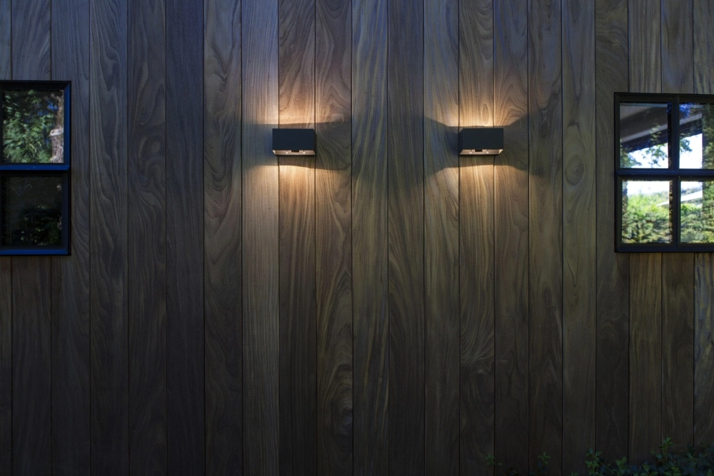 Sleek wall lamp Gemini Gray with sensor Lutec 6939412018171