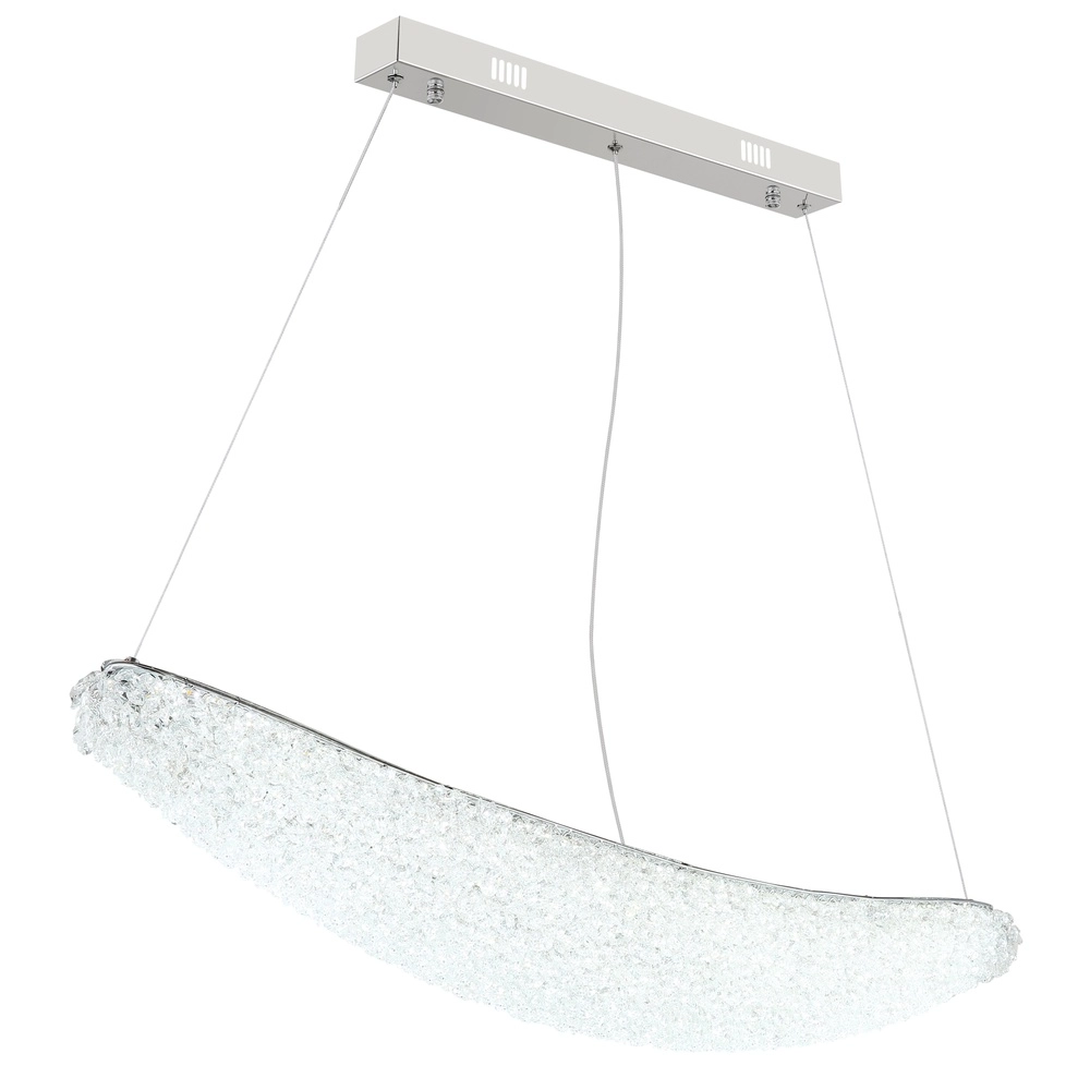Pendant lamp Kristalla chrome Globo 9007371566785