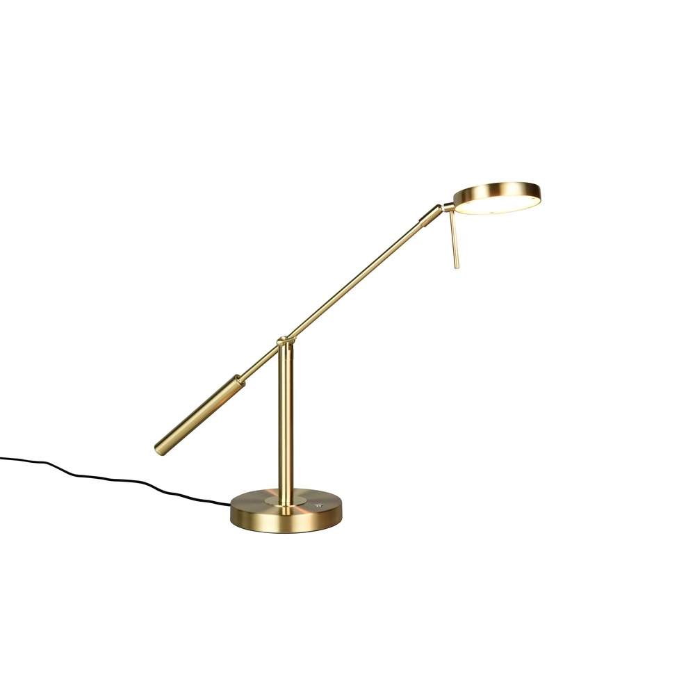 Desk lamp Monza brass Trio 4017807693294