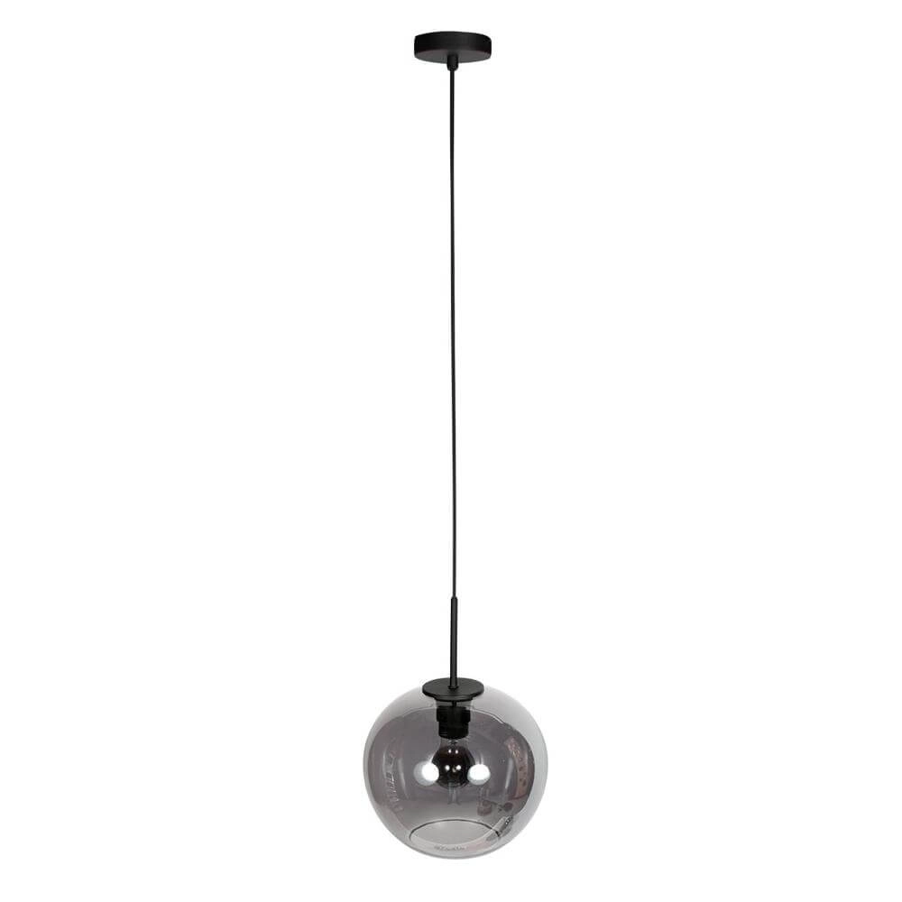 Pendant lamp HaloSwap with 1 ball of smoke glass Ø 25cm Steinhauer 8712746179743