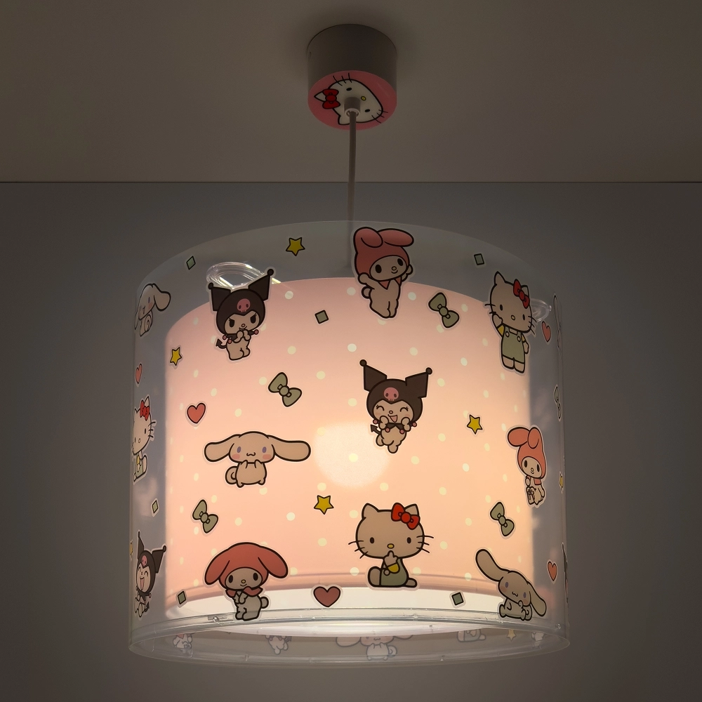 Pendant lamp Hello Kitty & Friends pink Dalber 8420406412528